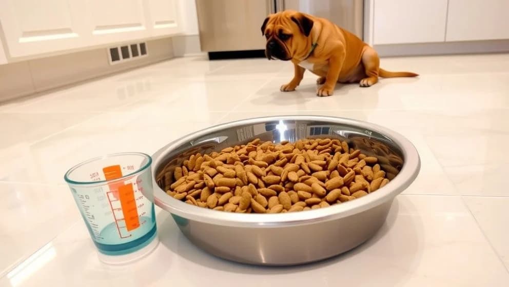 Hur mycket torrfoder ska en hund äta per dag